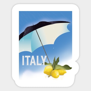 Italy vintage style travel poster Sticker